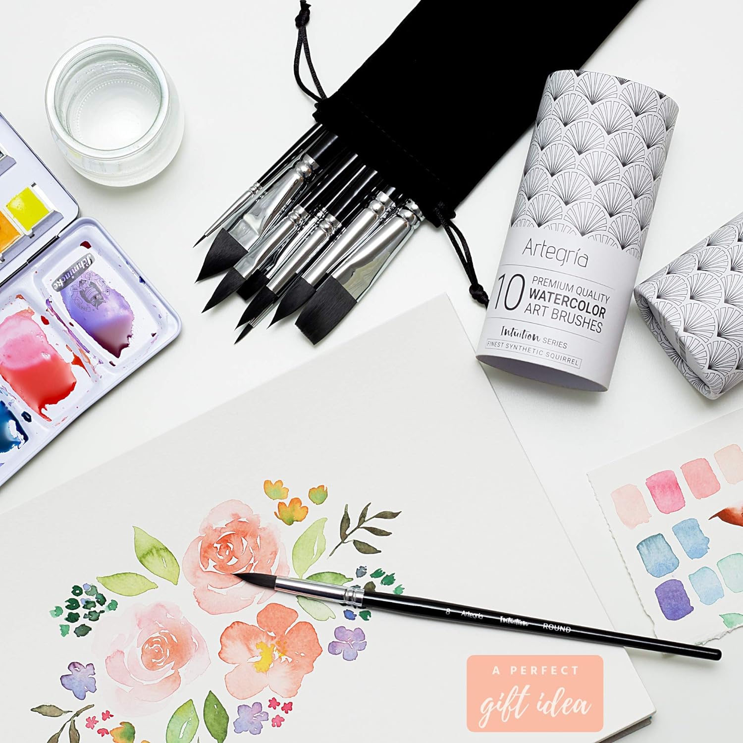 ARTEGRIA Watercolor Brush Set